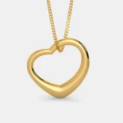 The Gold Kiss Heart Pendant - thumb 5