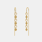The Joyous Heart Drop Earrings - thumb 8