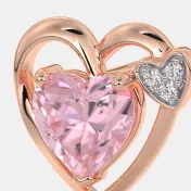 The Ruth Heart Earrings - thumb 5