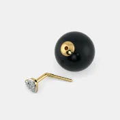 The Zoya Onyx Earrings - thumb 7