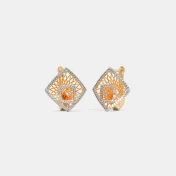 The Carreau Huggie Earrings - thumb 1