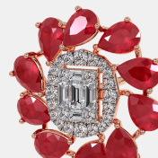 The Rubyfloret Stud Earrings - thumb 5