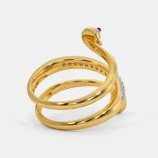 The Peacock Spiral Ring - thumb 7