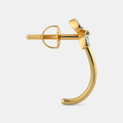 The Zymal J Hoop Earrings - thumb 6