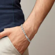 The Orilla Platinum Mens Bracelet - thumb 3