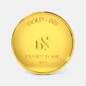 10 gram 24 KT Lakshmi Ganesh Saraswati Gold Coin - thumb 2