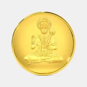 5 gram 24 KT Hanuman Gold Coin BlueStone