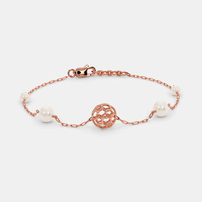 The Orb Pearl Bracelet | BlueStone.com